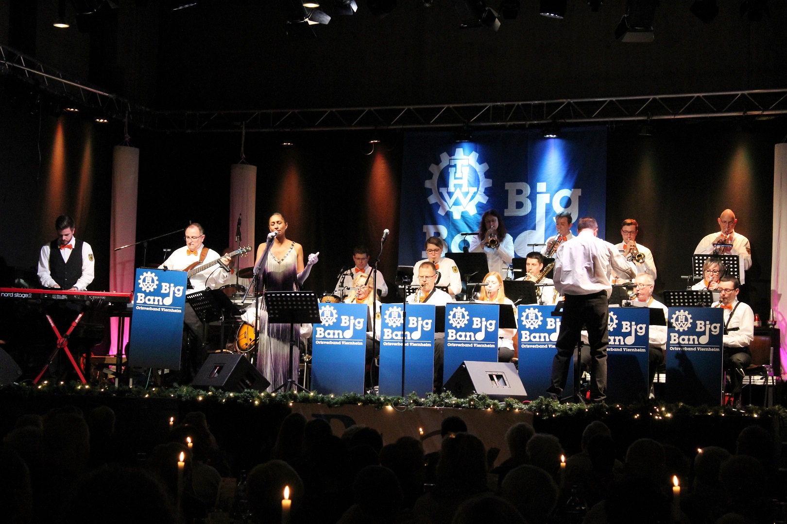 THW Big Band Viernheim beim Spielen